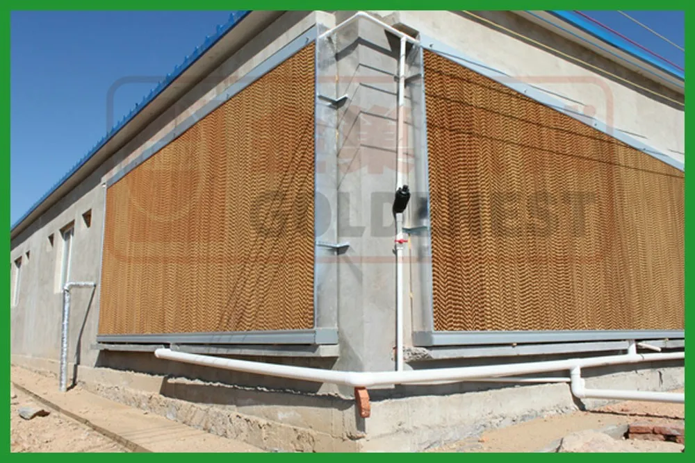 evaporative cooling cellulose pad cooler