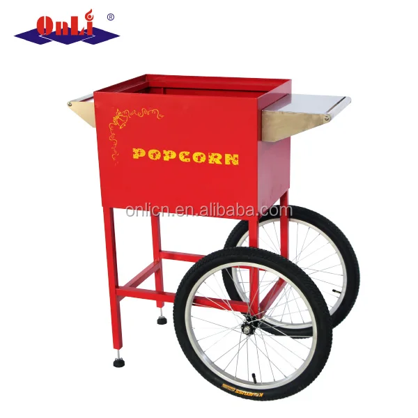 Mobile food trucks 8 Oz CE approval commercial Popcorn Machine with cart