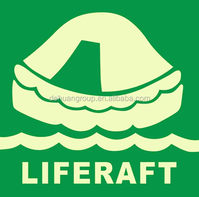 Customized Marine Photo-Luminescent Safety Signs IMO Symbol