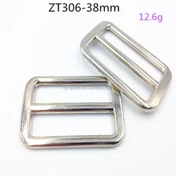 Wholesale popular metal adjustable Tri-Glide slider buckles for bag