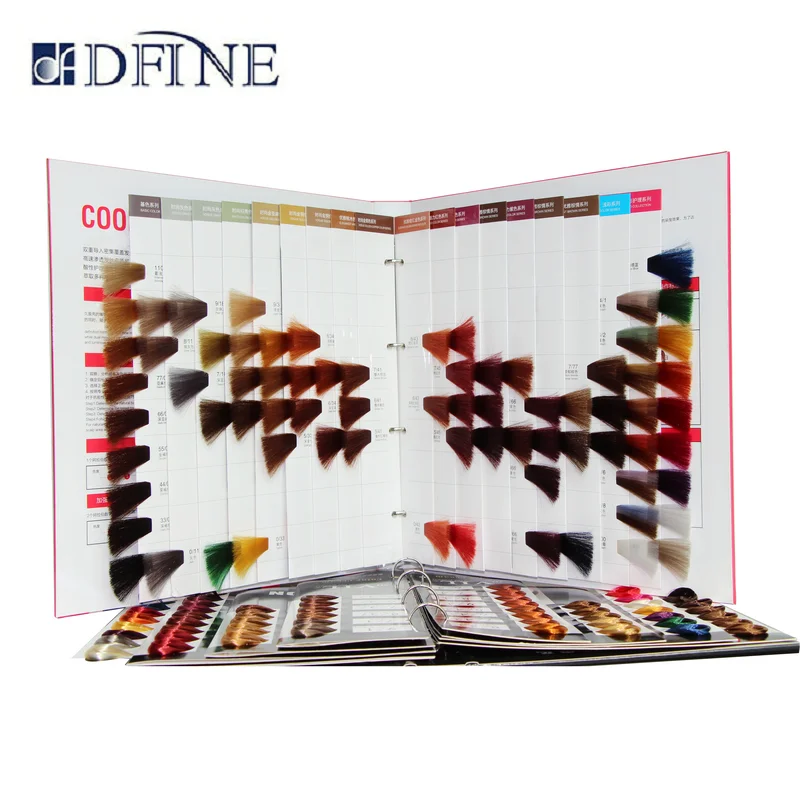 Wholesale high quality hot sale OEM design professional hair color chart