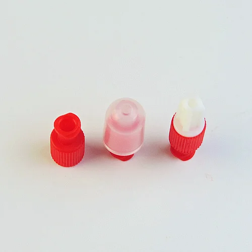 plastic syringe end cap