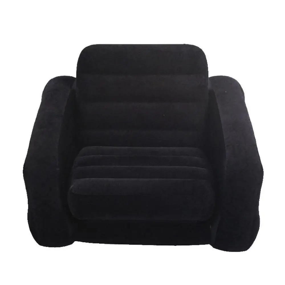 Two layers inflatable bed mattress and double lounge inflatable air mattress