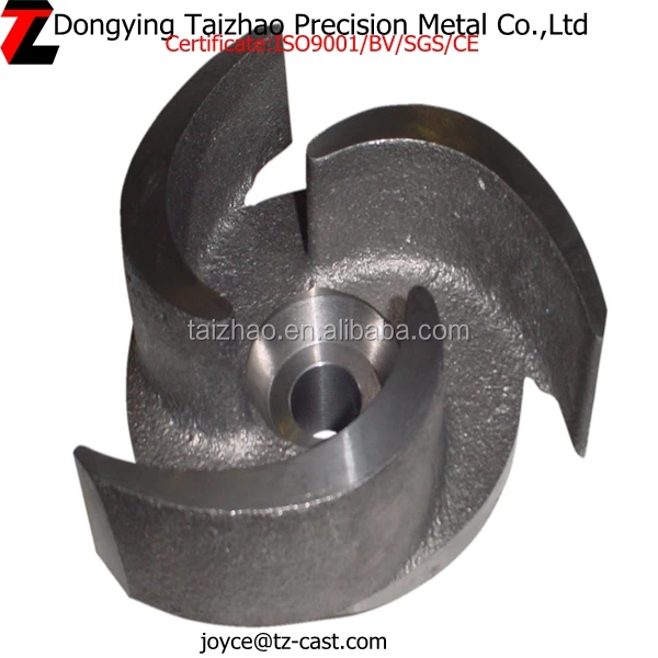 Customized high precision pump impeller for water pumps