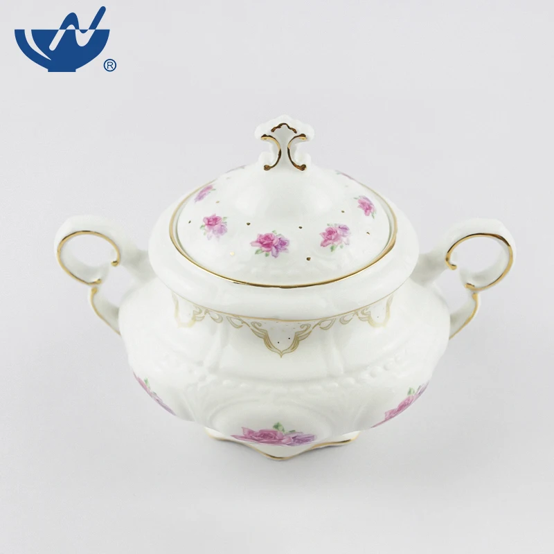 Modern Simple Hotel Bone china Drinkware Ceramic Vintage Turkish Tea Set