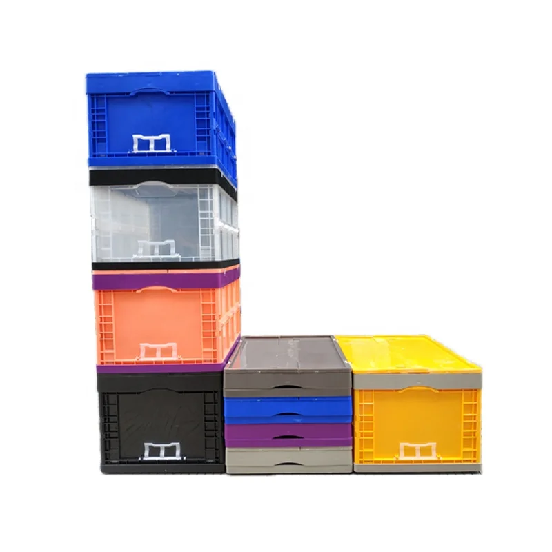 
Storage box and box moving plastic collapsible container PP collapsible plastic collapsible storage container crates 