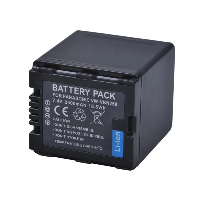VW-VBN260 VW VBN260 VWVBN260 Camera Battery for Panasonic HC-X800 X810 X900 X900M X910 X920 X920M HDC-HS900 SD800