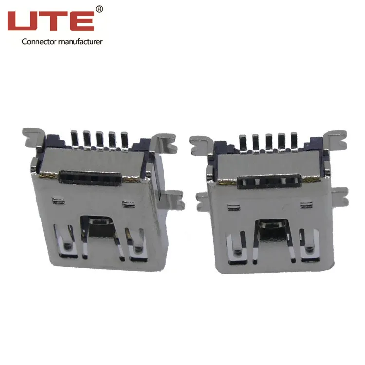 USB 2.0 USB 3.0 TYPE C 5P Female SMT AB Type MINI USB Connector