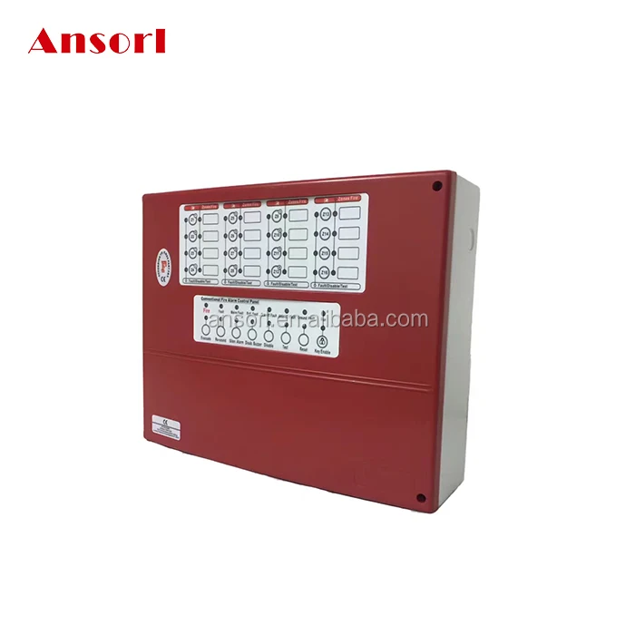 8 Zone Conventional Fire Alarm Control Panel