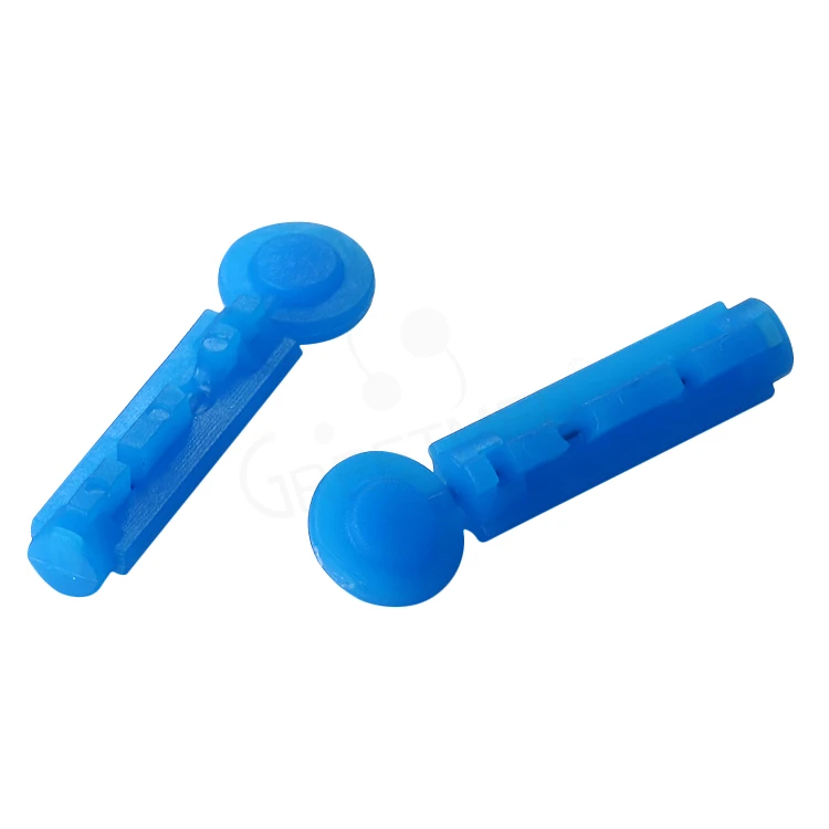 Greetmed 21g 23g 26g 28g 30g handle disposable plastic twist blood lancet