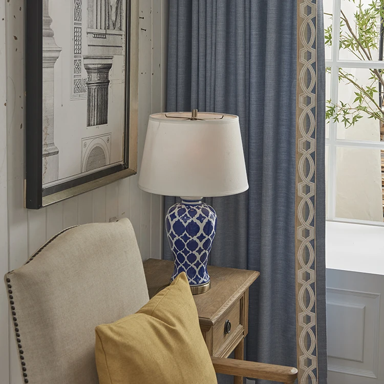 JBL High Quality Upholstery Polyester Woven Jacquard Velvet Trim For Curtain