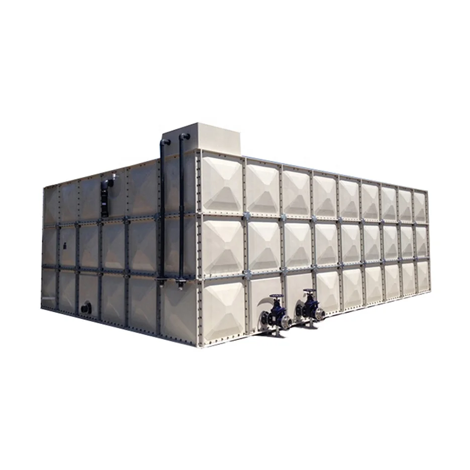 10000 gallon smc grp plastic panel water storage tank
