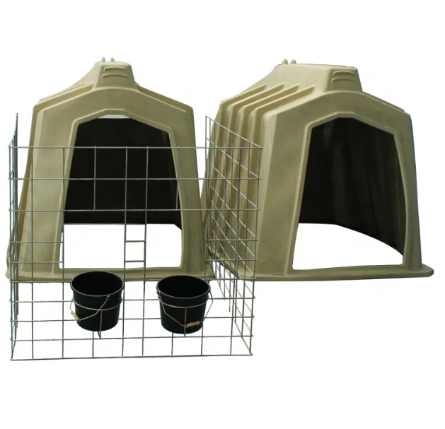 Customized rotational plastic calf house