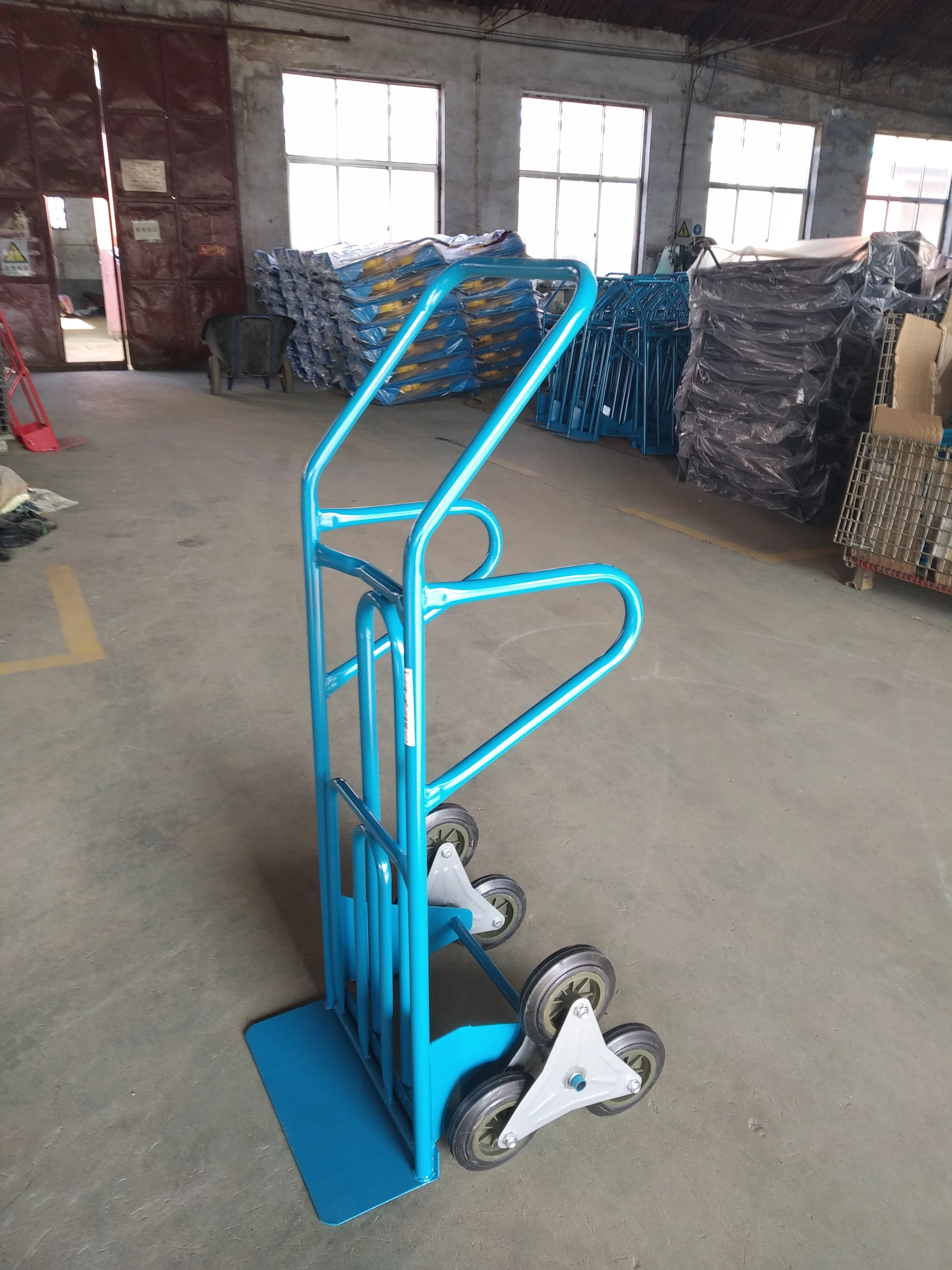 Heavy Duty 6 Wheel Stair Climber Climbing Hand Vehicle