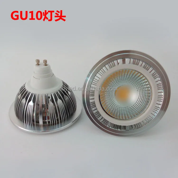 Ar111 AC85-265V COB G53 E27 GU10 Base 12W 10W High Power Led 12V Ar111 Lamp With Dimmable QR111 Spotlight