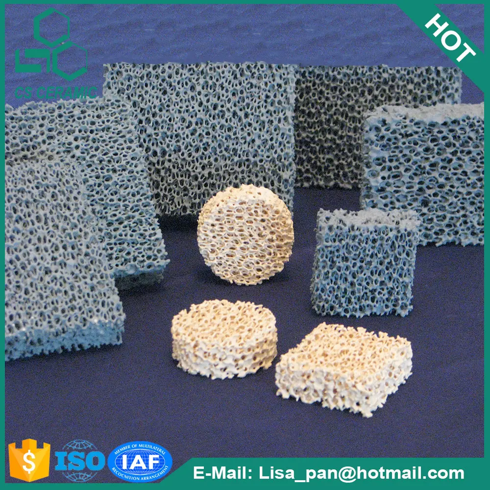 Sic керамический пористый фильтр для металла литейного
