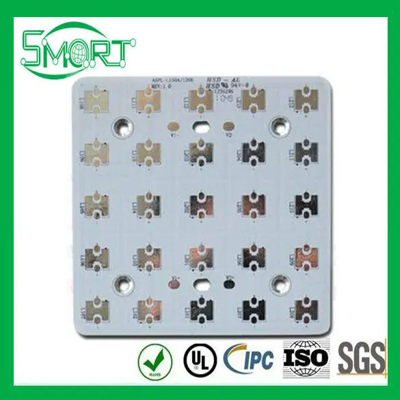 Smart Electronics Customized Metal clad printed Circuit Board, with High Thermal Conductivity, Aluminum PCB