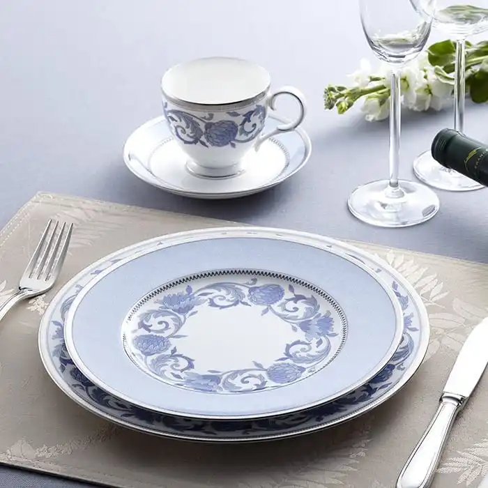 Фарфоровый Обеденный набор, 30 шт. фарфоровых обеденных тарелок, Столовые сервизы с золотом