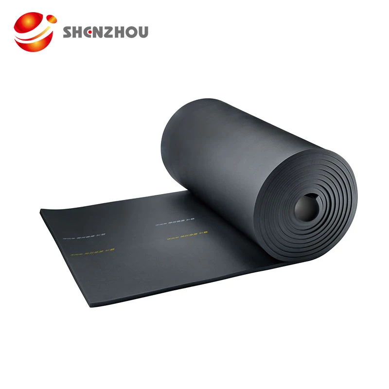 
sponge rubber foam roll partition wall insulation fireretardant pipe insulation rubber foam heat resistant 