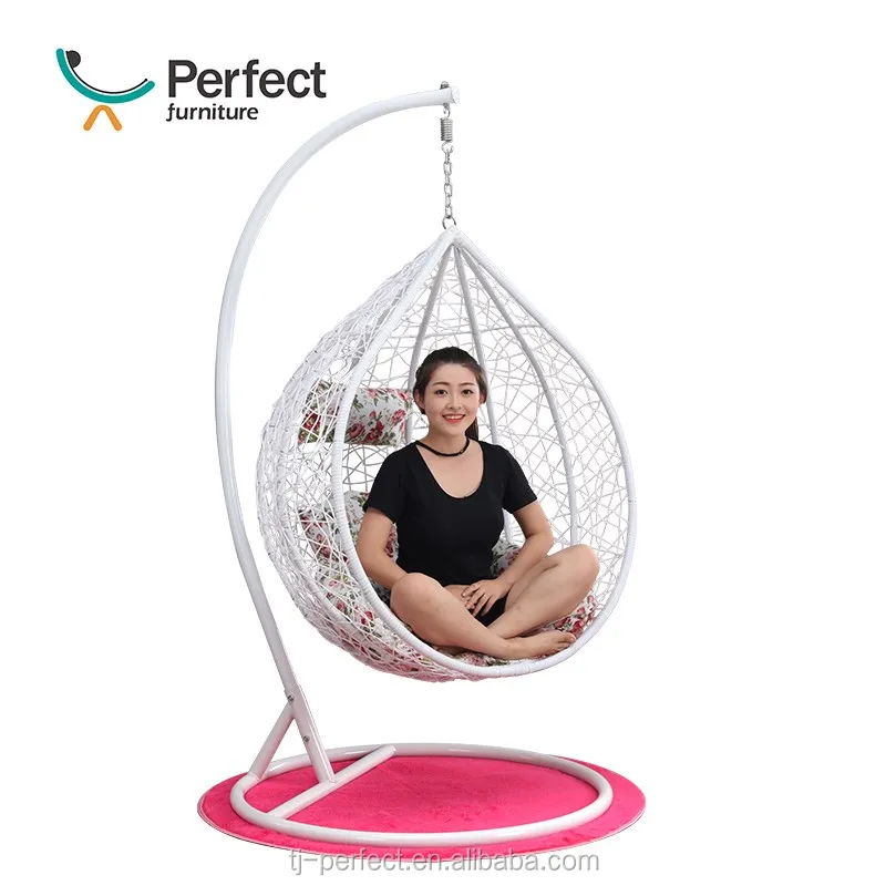 Hot Selling Cheap Patio Hanging Jhula Indoor Adult Garden Swing Chair, hanging basket swing rattan bed two person chair