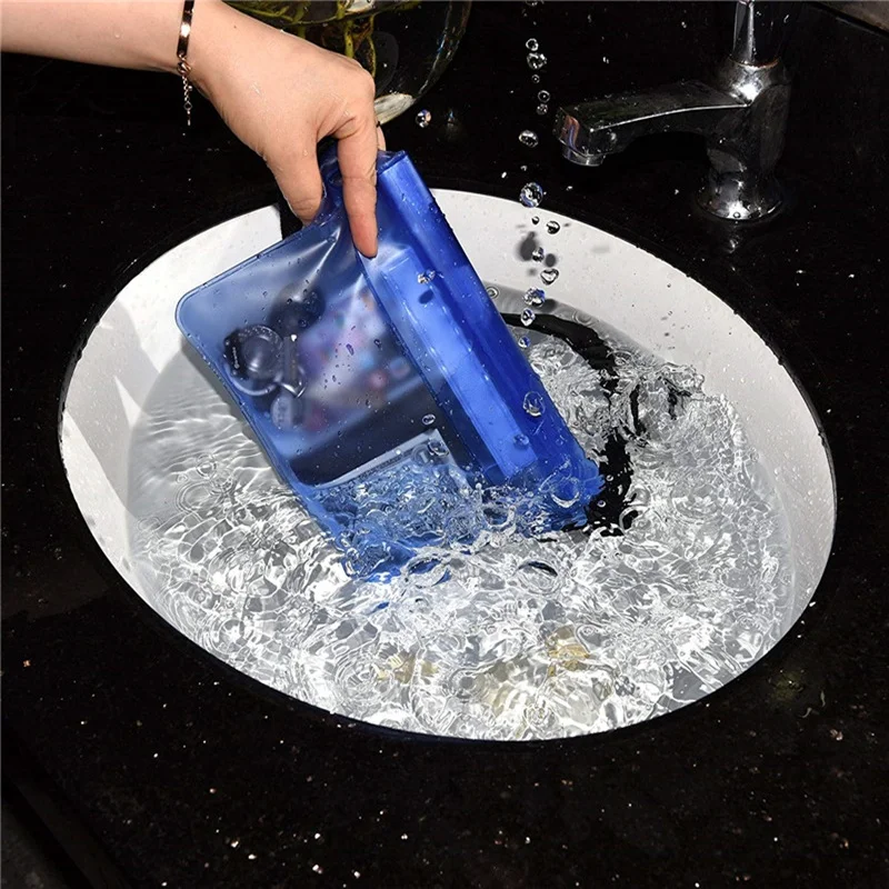 New arrival Adjustable Waist swimming soft Waterproof Dry Pouch Underwater mobile phone Bags Case with strap