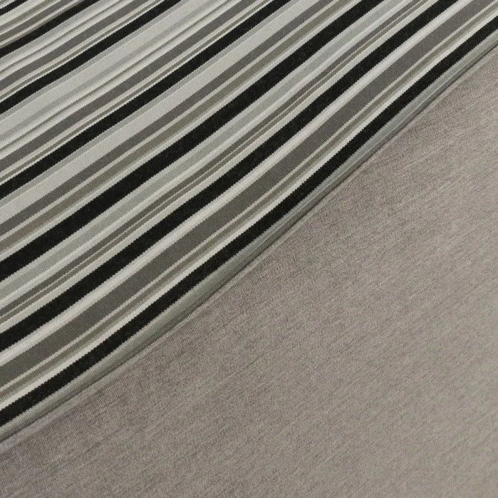 Outdoor wave model fabric covered sun lounger