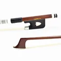 Top Level Natural Mongolia Horse Hair Pernambuco Cello Bow Pure SILVER Mounted Good Balance Wonderful String
