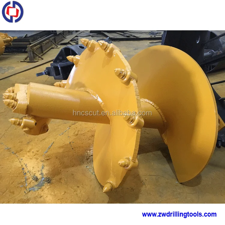 
Rock conical drilling auger 