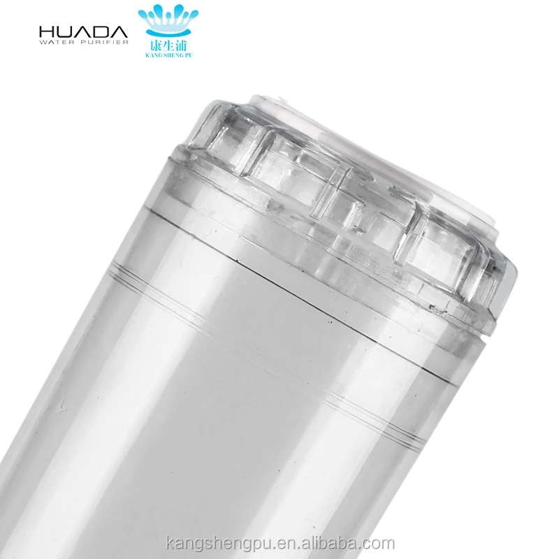 5-Inch Alkaline Carbon Plastic Water Filter Bottle for Household and Car Use Under-Sink Water Filtration Drinking Application