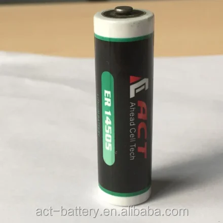 
3.6V lisocl2 lithium battery AA ER14505 battery with JST XH-2/5264/PHR-2 connector 