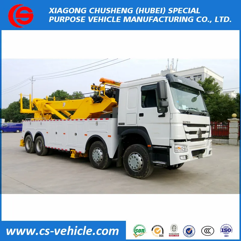 Тяжелый китайский дешевый поворотный эвакуатор, буксировочный грузовик 20-50 тонн, грузовик для продажи