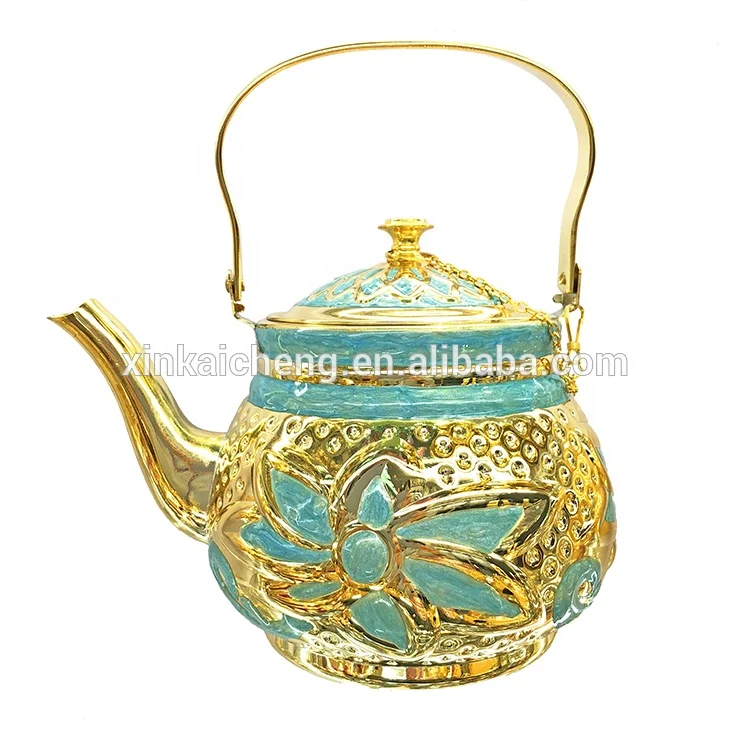 High Quality Arabic Style Stainless Steel Hot Water Kettle Teapot Set Eco-Friendly Turkish Design Coffee Drinkware New Release