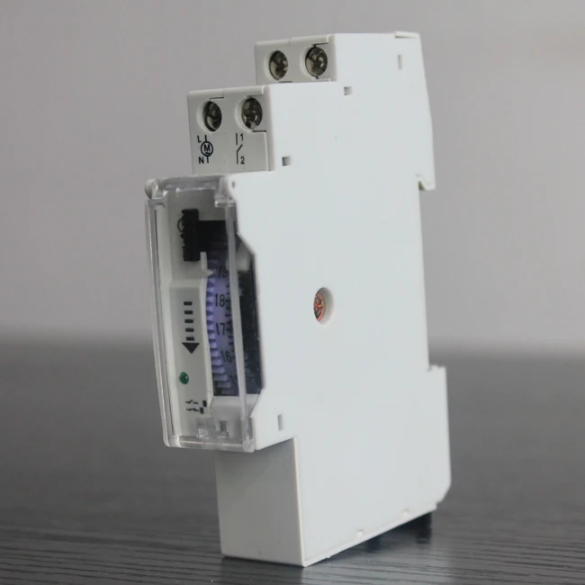 SUL180a 15 Minutes Mechanical Timer 24 Hours timer Switch Programmable Din Rail Timers Measurement Analysis Instruments