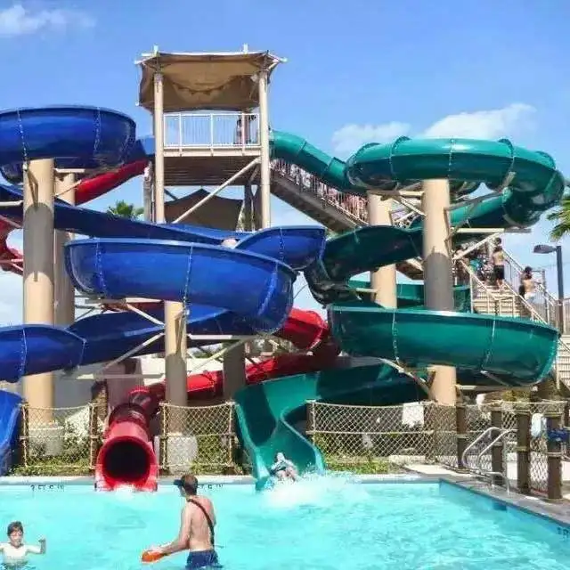 Китай заказ сочетание стекловолокна Дубай аквапарк слайд