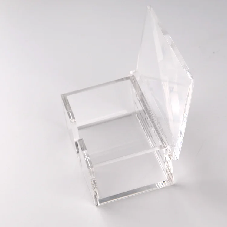 save 30%  high quality clear acrylic business card box acrylic card holder