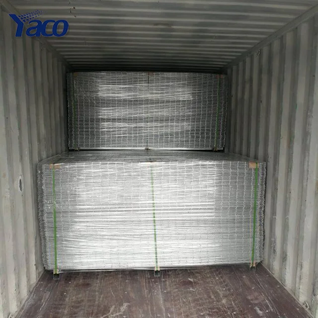 4ga 6ga 8ga Galvanized welded grid panel sheep fence goat panel