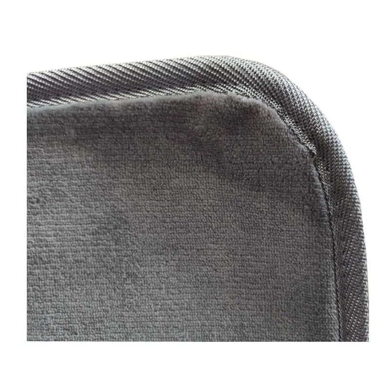 Factory Sale Comfort 100% Polyester Fabric Drop Molding Non-slip Flannel Floor Mat