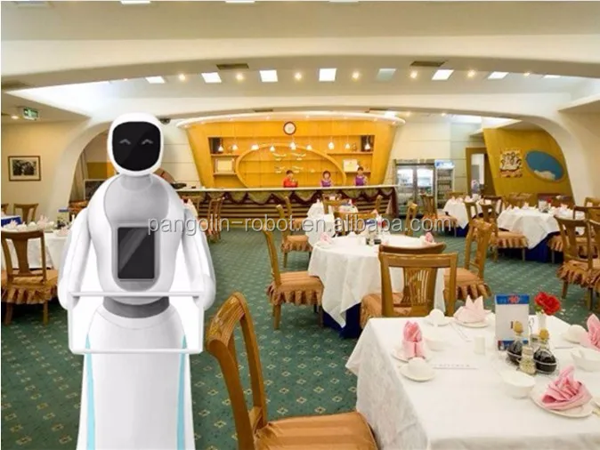 Робот-официант Humanoid для умного кафе