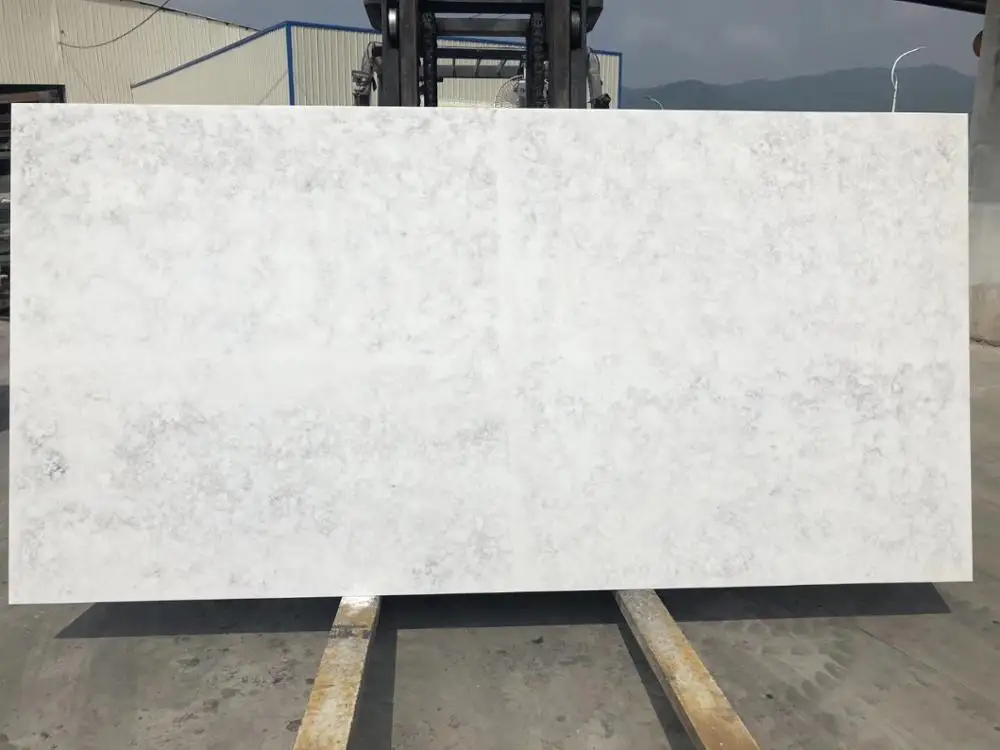 
Discount White Quartz Countertop with Grey Veins Stone Benchtop 