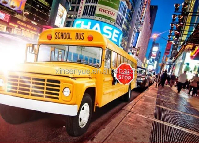 Стоп-сигнал с подсветкой для школьного автобуса