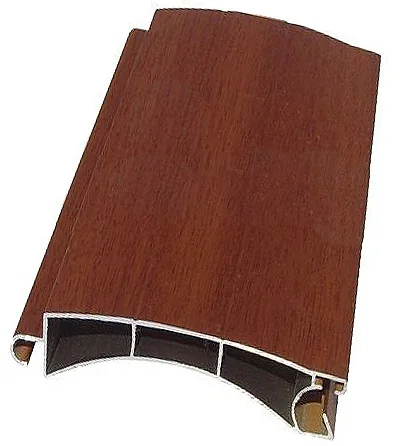 Roller gate for safe and durable aluminum profile