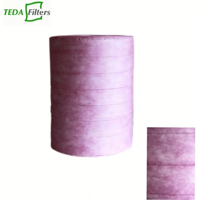 
air conditioner 6 pockets filter media cloth material 