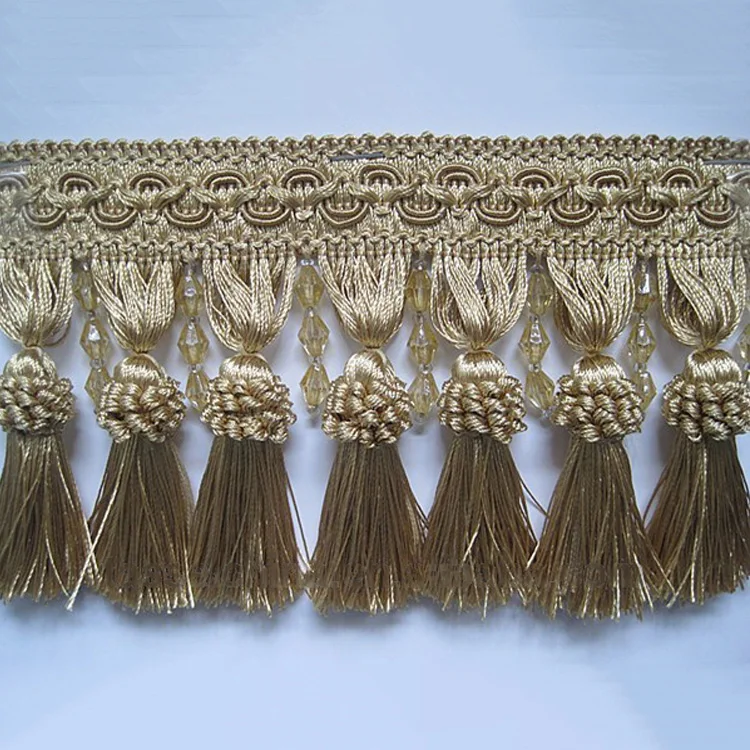 HIGH QUALITY GOLD WHOLESALE TASSEL FRINGE