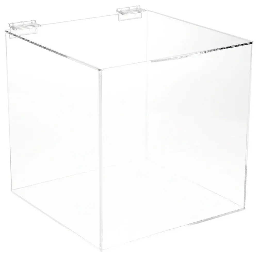 Customized Acrylic Gift Box Suggestion Display Storage Clear Acrylic Box With Lid