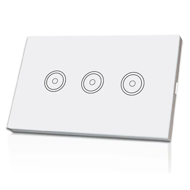 
10 years OEM factory custom logo wifi remote control google home amazon alexa echo tuya app smart touch screen light switch 