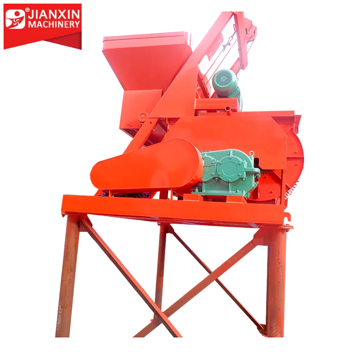 JS500 Self-loading Electric Mobile Concrete Mixer Price