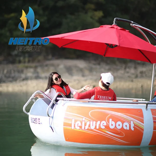 Water leisure electric BBQ donut fishing rowing boat ride