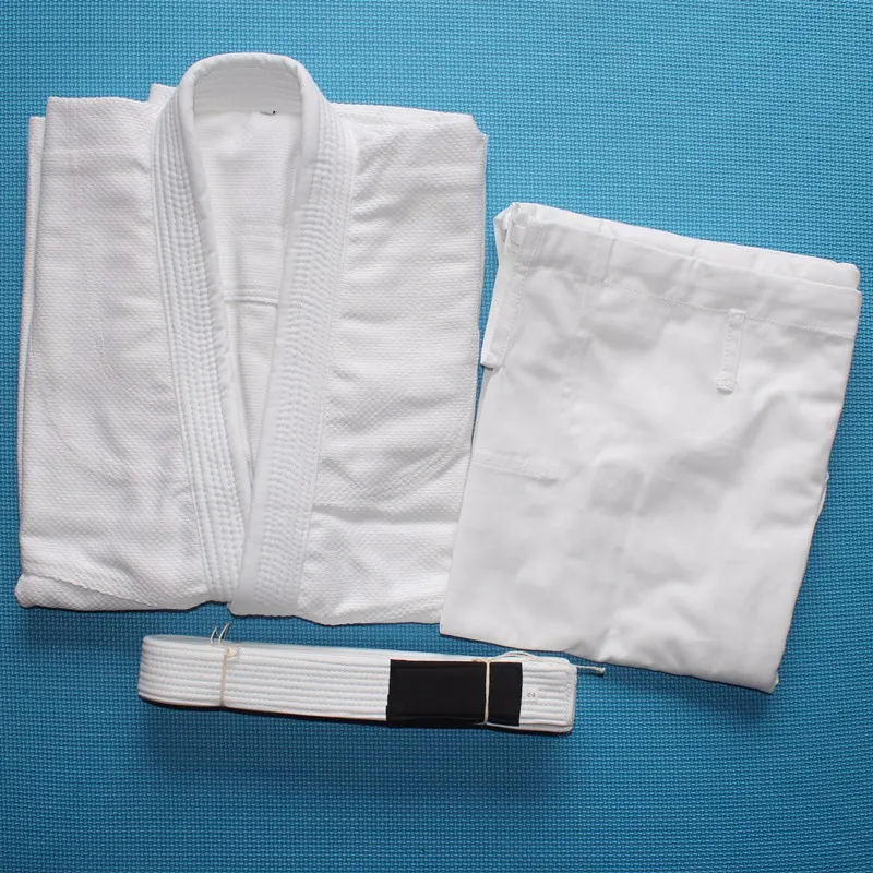  Оптовая продажа judo uniform 800 + 280 г 100% хлопок белый