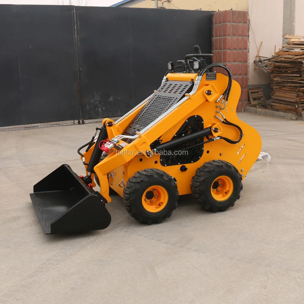 Shandong mini skid steer loader,compact skid steer loader with B&S/Kohler gasoline diesel engine
