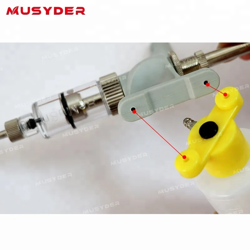 Factory Price Manufacturer Supplier Animal Continuously Vaccination Syringe Gun With Medicinal Bottle